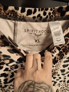 SpiritHoods Leopard Print Women’s Shorts - Black, Brown, Cream
